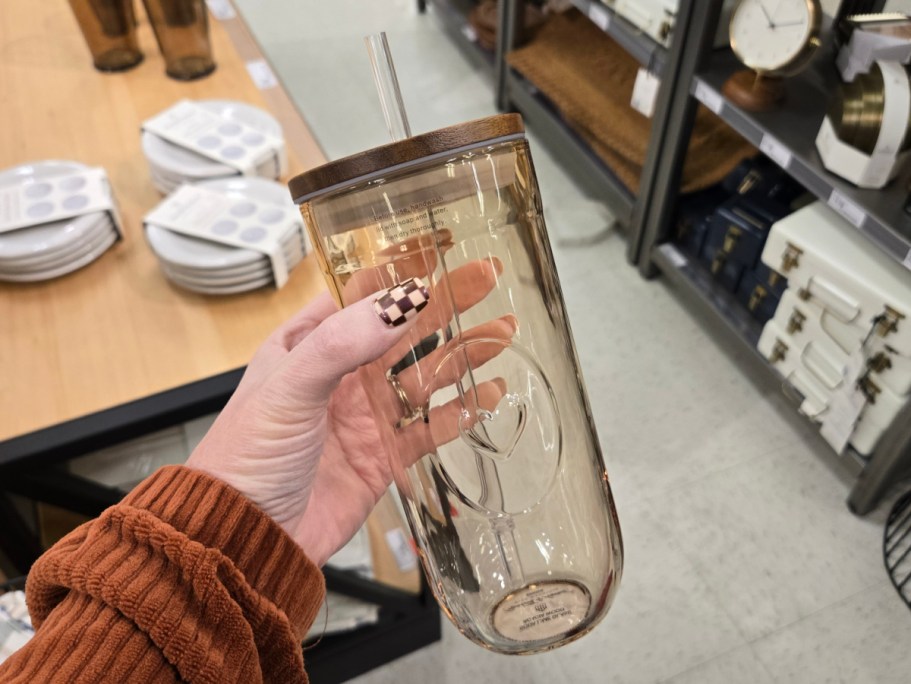 Viral Hearth & Hand Glass Heart Tumblers Just $11.99 on Target.com (Will Sell Out!)