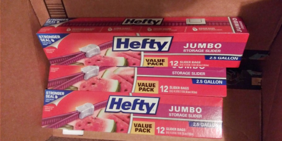 Hefty Slider Jumbo Storage Bags 48-Count Just $8.78 Shipped on Amazon (Reg. $24)