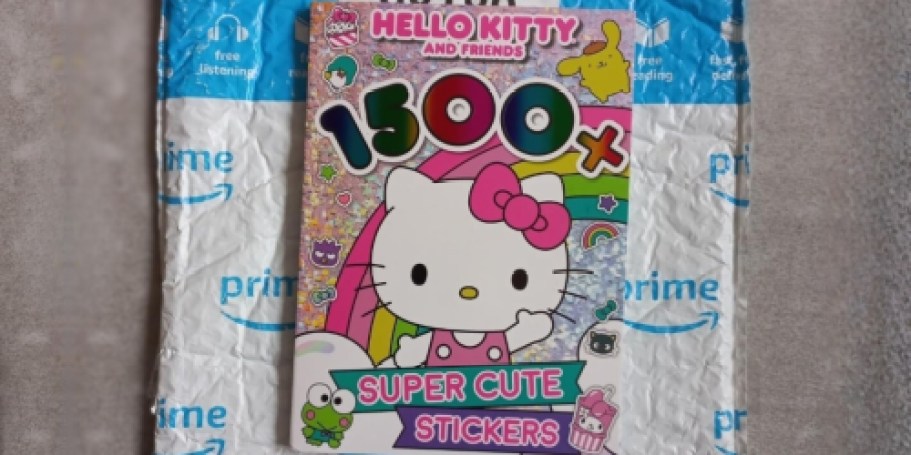 Sanrio Hello Kitty Kawaii Sticker Book w/ 1,500 Stickers Just $5.59 on Amazon (Reg. $11)