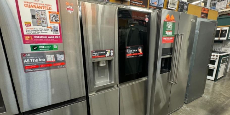 Home Depot Appliance Sale | Up to $1,900 Off Refrigerators + FREE Delivery