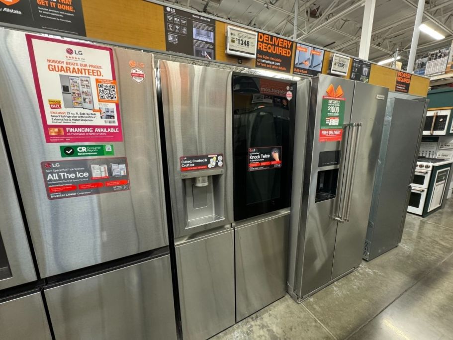Home Depot Appliance Sale | Up to $1,900 Off Refrigerators + FREE Delivery