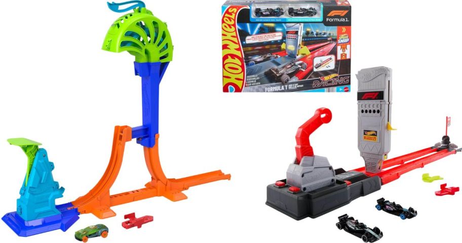 two hot wheels tracks