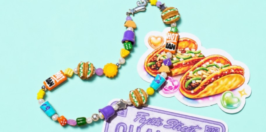 FREE Taco Bell Charms Necklace + Stickers Giveaway on 6/23