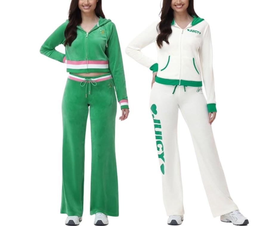 two women in track suits