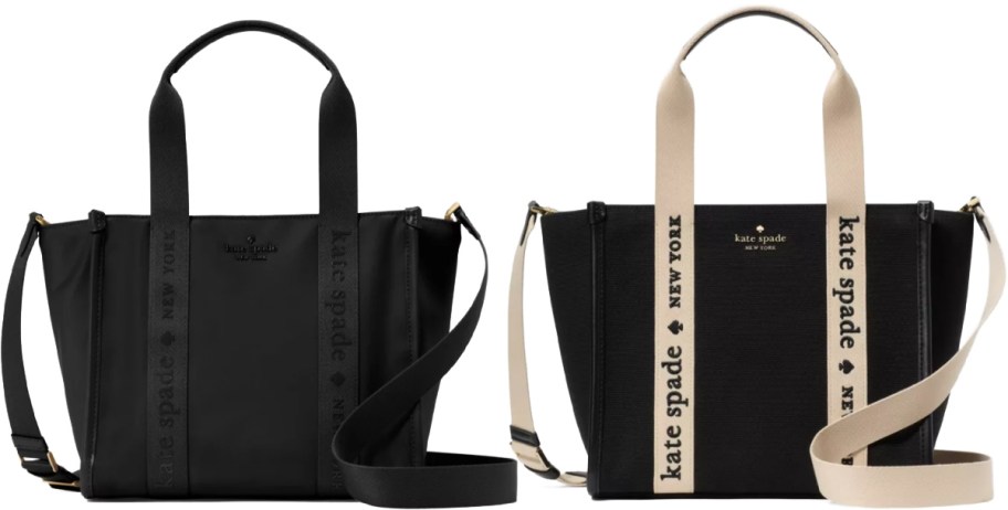 Two Kate Spade tote bags.