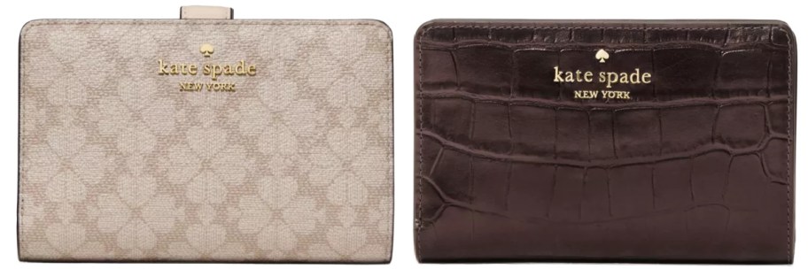 Two Kate Spade wallets.