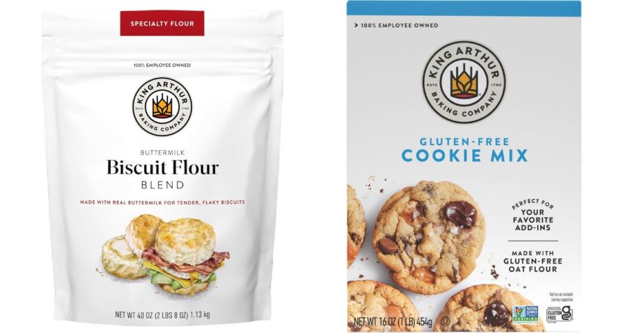 two king arthur baking mixes