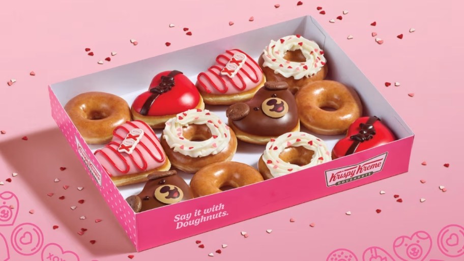 krispy kremes new valentines day donut collection