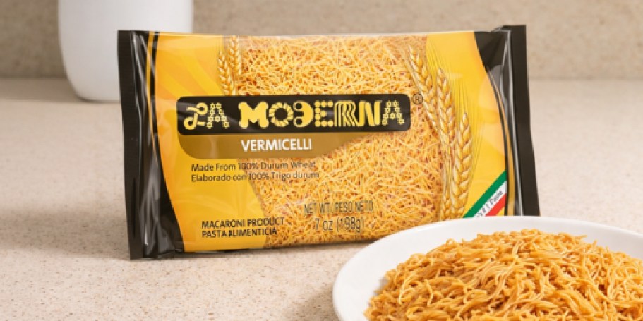 La Moderna Vermicelli Pasta Only 50¢ Shipped on Amazon + More