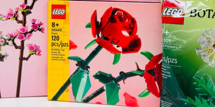 LEGO Roses Under $10 on Amazon & Walmart.com + More Valentine’s Day Sets