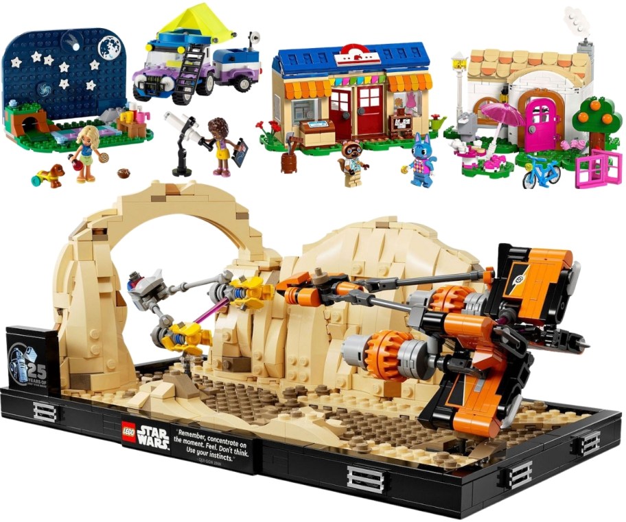 three lego sets