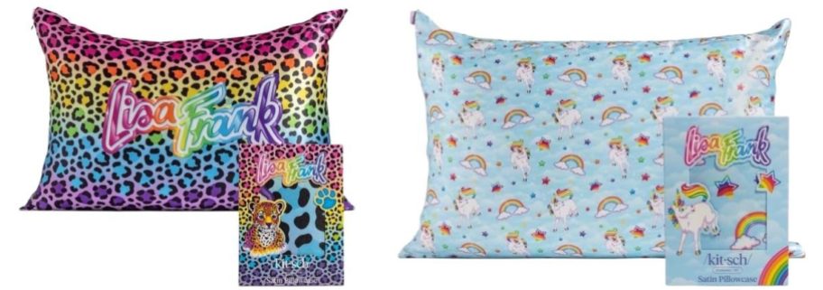Lisa Frank x Kitsch pillowcases
