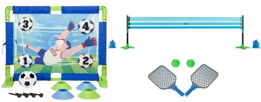 soccer and pickleball toy sets
