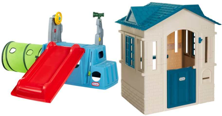 little tikes climber and playhouse