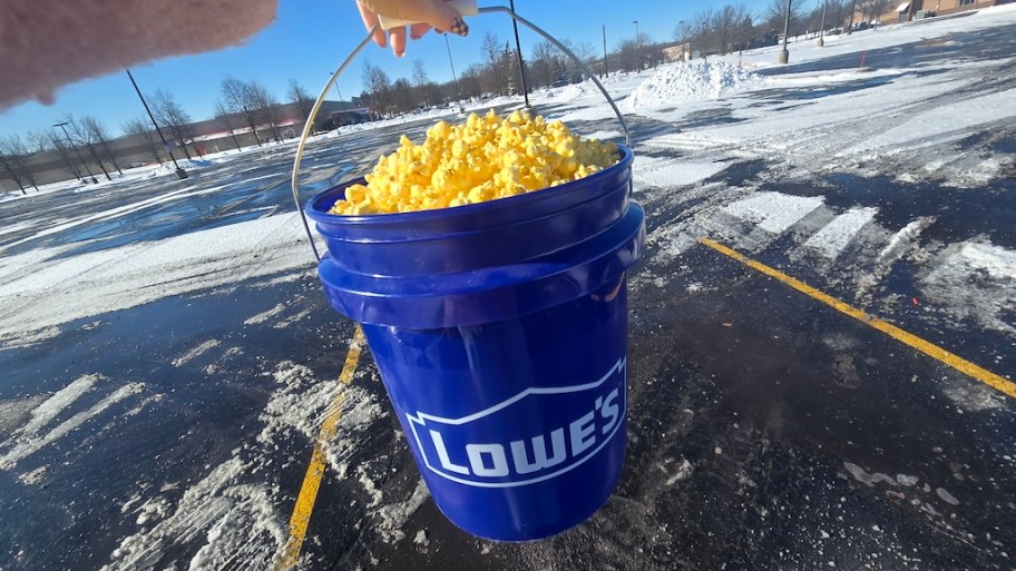 Bring ANY Bucket to Cinemark & Get It Filled With Popcorn for $5 (+ Lowe’s Bonus Offer)