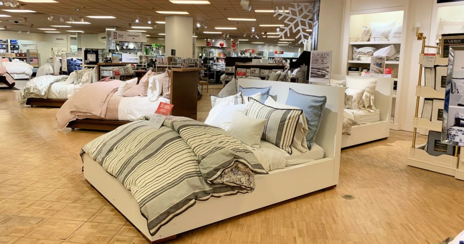 macy's bedding in store
