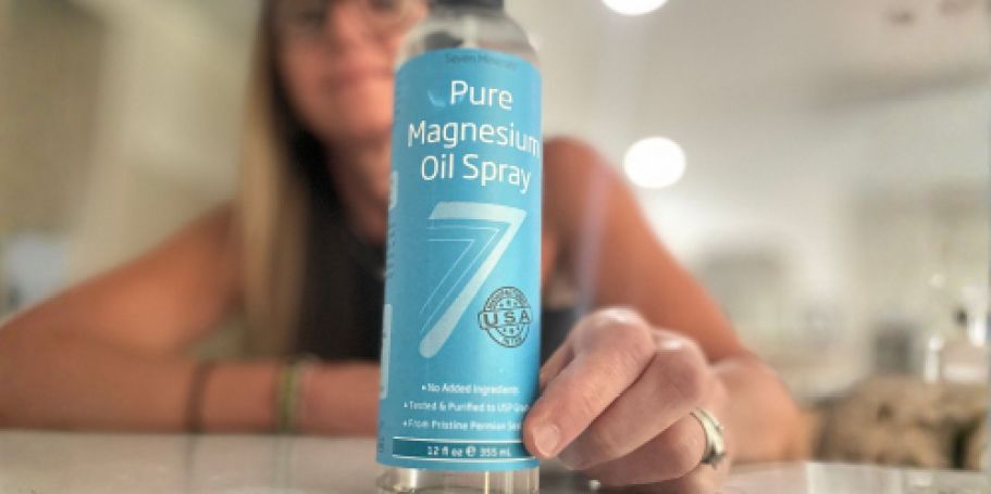 Magnesium Oil Spray Just $11 Shipped on Amazon (Eases Cramps & Sore Muscles!)