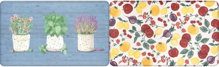 two anti fatigue kitchen mats