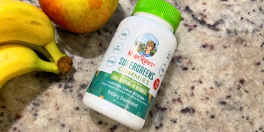 THREE Mary Ruth’s Supergreens Gummies 60-Count Bottles Just $24.99 Shipped (Reg. $60)
