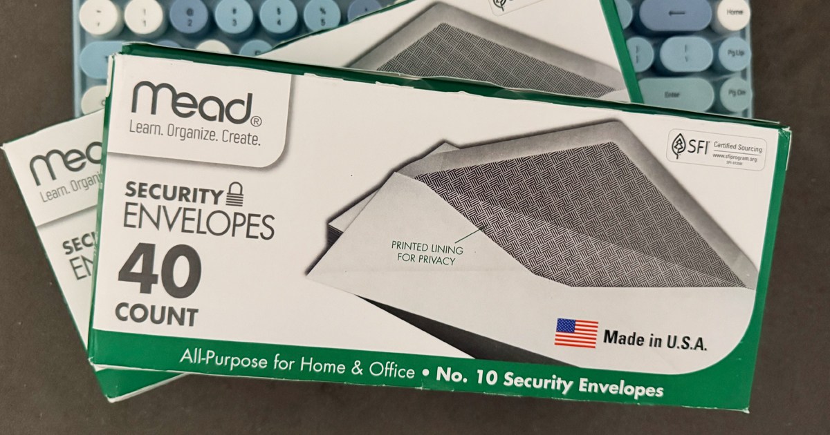 Mead Envelopes 40-Pack Just $1 Shipped on Amazon (Reg. $5) | Hip2Save
