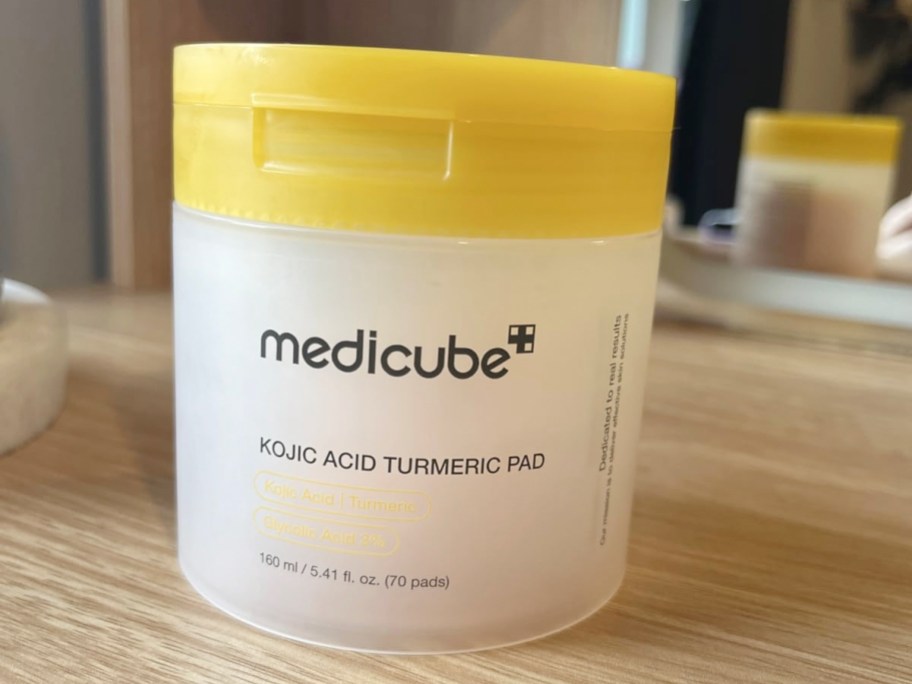 medicube pads on table