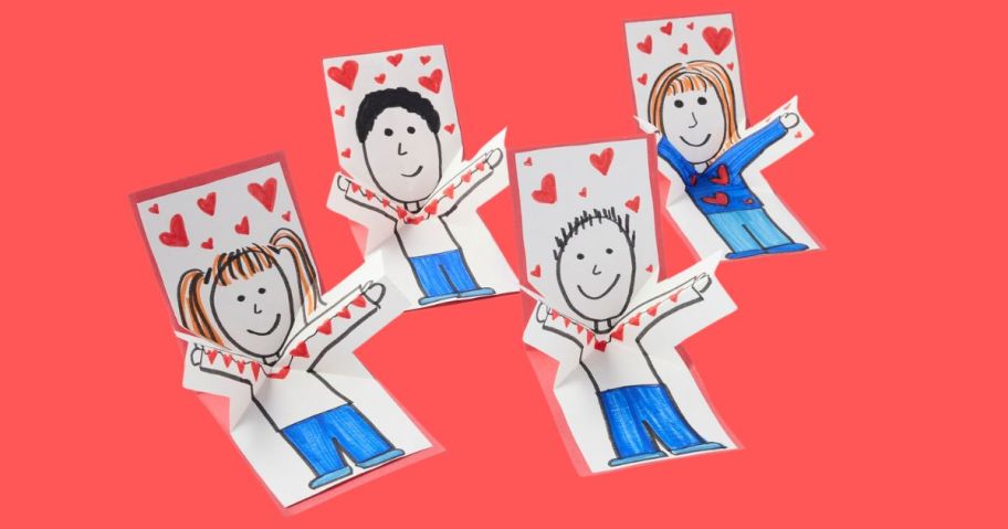 four Valentine's Cards