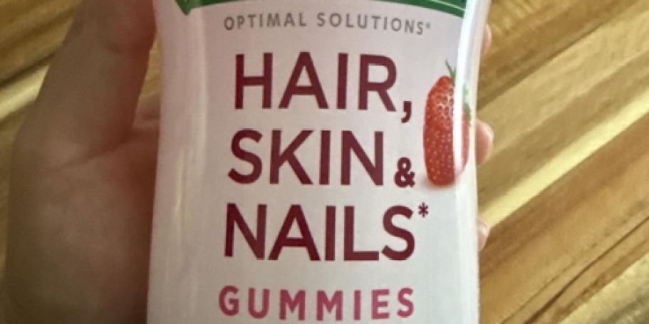 Nature’s Bounty Hair, Skin & Nails Gummies 80-Count Just $3.49 Shipped on Amazon (Reg. $8)