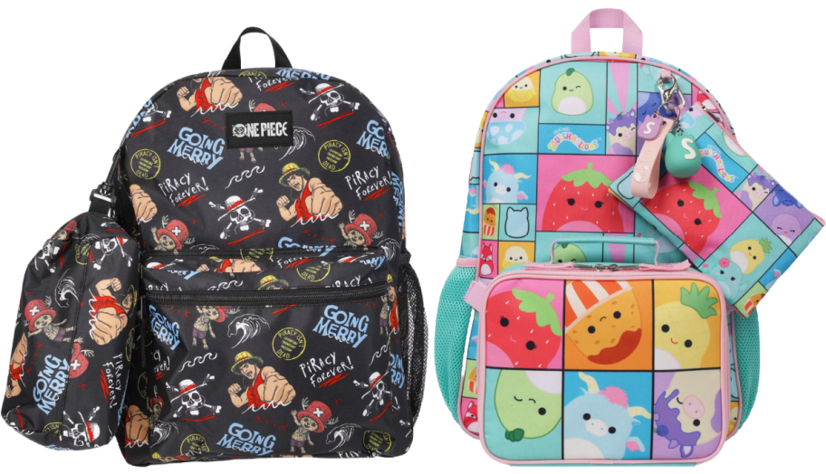 netflix and squishmallows backpacks