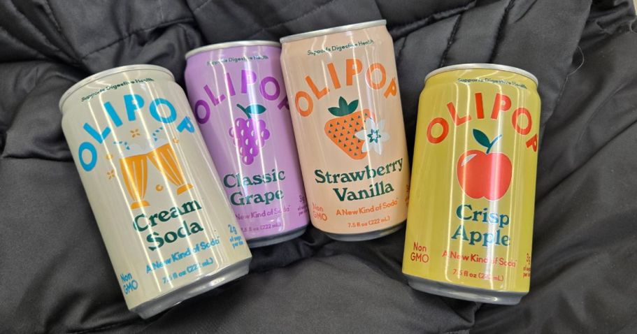 $1 Olipop Mini Cans + New Shirley Temple Flavor Spotted at Walmart