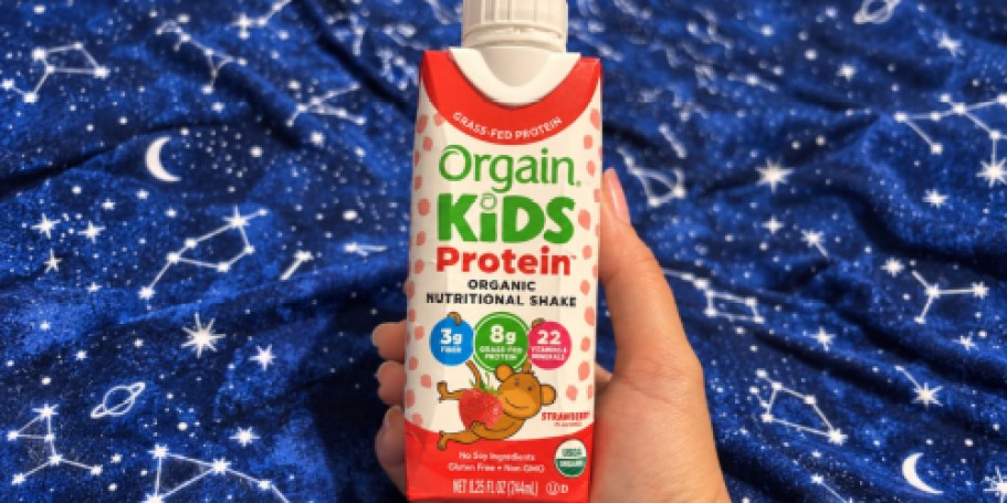Orgain Organic Kids Protein Shakes 12-Pack Just $11.43 Shipped on Amazon (Reg. $23)