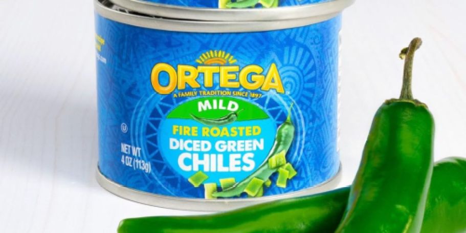Ortega Fire Roasted Diced Green Chiles Can Only 95¢ Shipped on Amazon