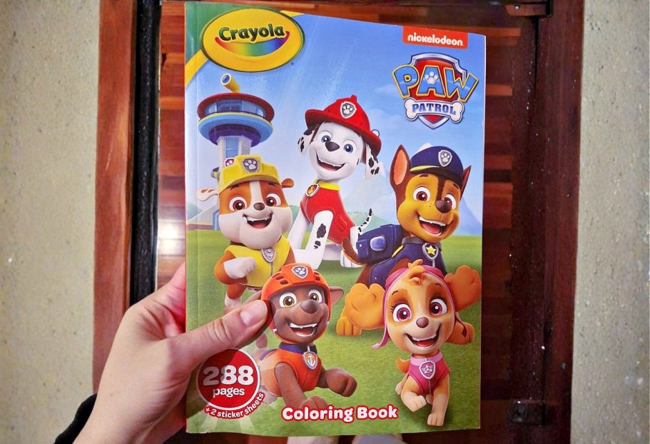 Crayola Paw Patrol Coloring Book Only $2.74 on Amazon (Reg. $9)