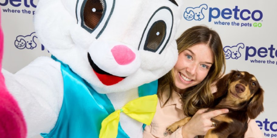 FREE Pet Photos w/ the Easter Bunny at Petco on 3/28 & 3/29