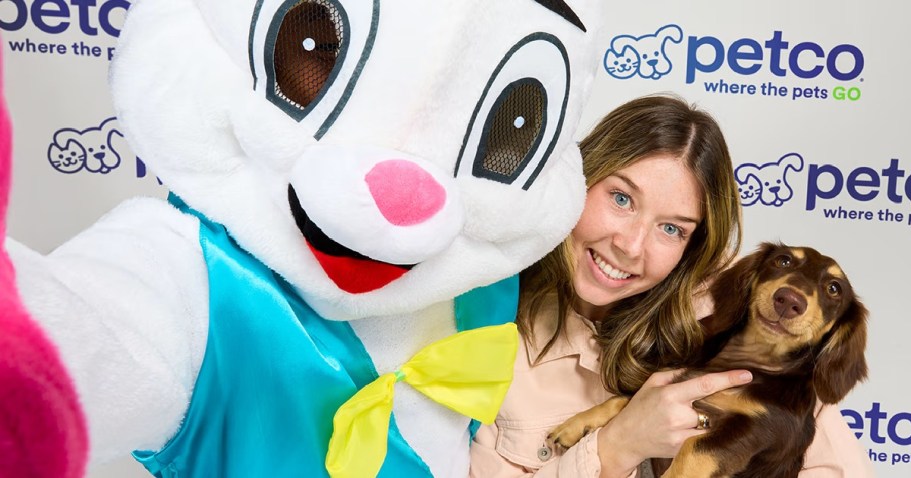 FREE Pet Photos w/ the Easter Bunny at Petco on 3/28 & 3/29