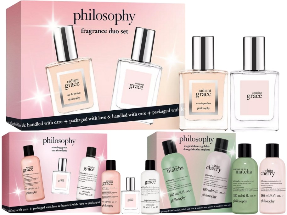 philosophy perfume and bath gift sets