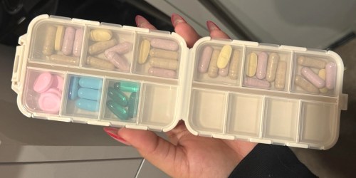 Travel Pill Organizer Only $4.99 on Amazon