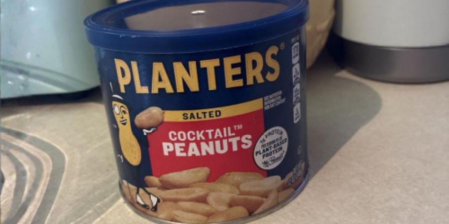 TWO Planters Peanuts Cans Only $3.56 Shipped on Amazon (Under $2 Each!)