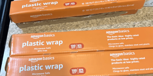 Amazon Basics Plastic Wrap 3-Pack Just $3.75 Shipped