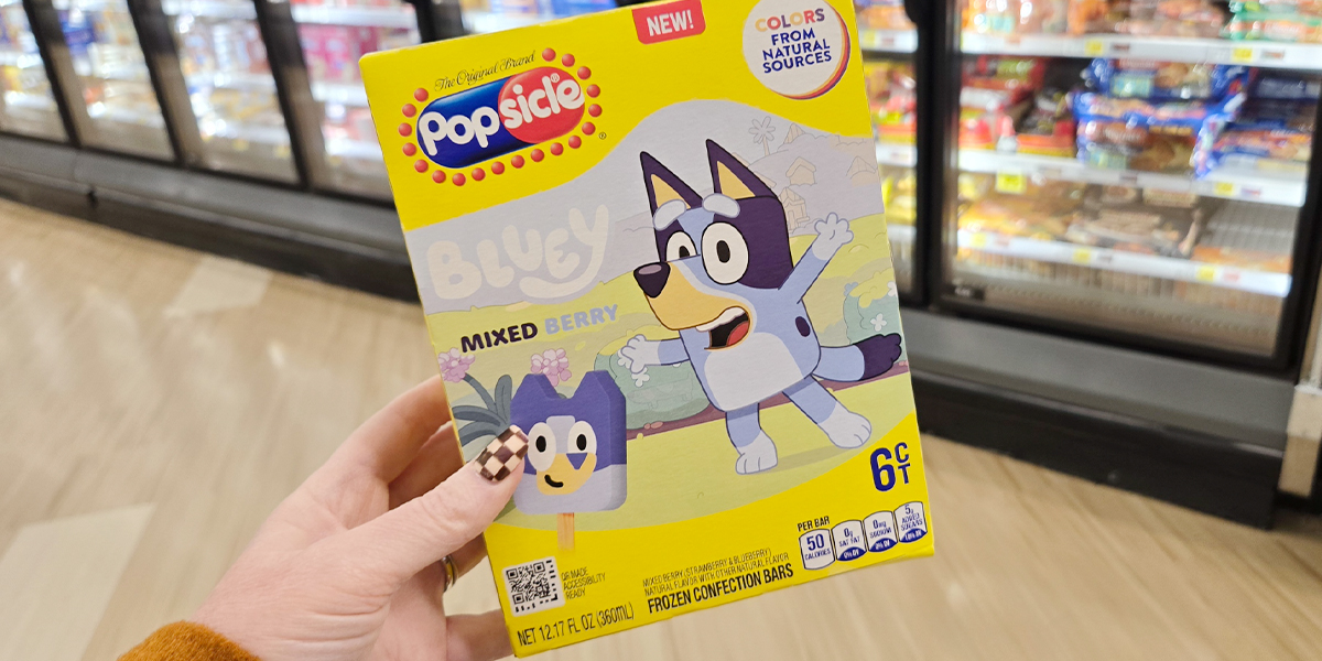 New Popsicle Bluey & Hello Kitty Frozen Treats Spotted at Kroger