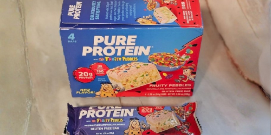 Fruity Pebbles Pure Protein Bars 4-Pack Only $4.72 Shipped on Amazon