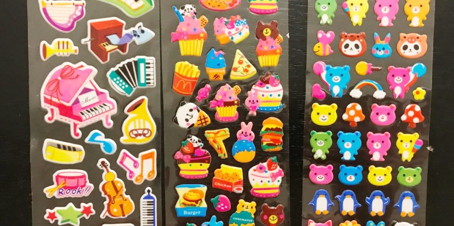 Smelly & Puffy Stickers from $7.98 on Amazon (Great for Teachers)