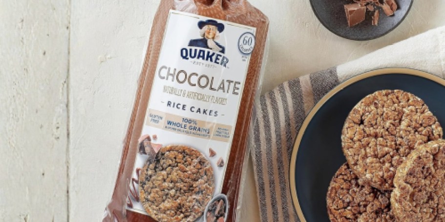 Quaker Rice Cakes Chocolate 3-Pack Just $11 Shipped on Amazon