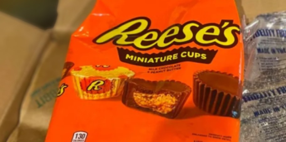 Reese’s Peanut Butter Cups Minis 32oz Bag Just $10 Shipped on Amazon (Reg. $15)