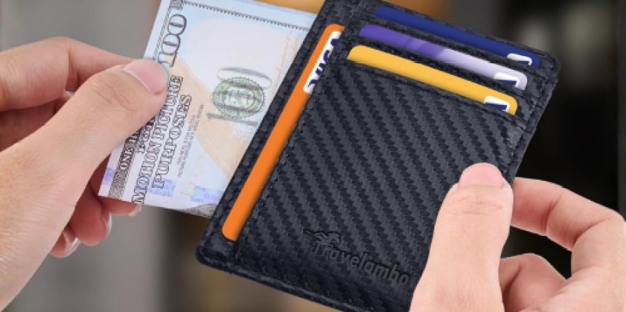 Slim RFID Wallet from $3.99 on Amazon