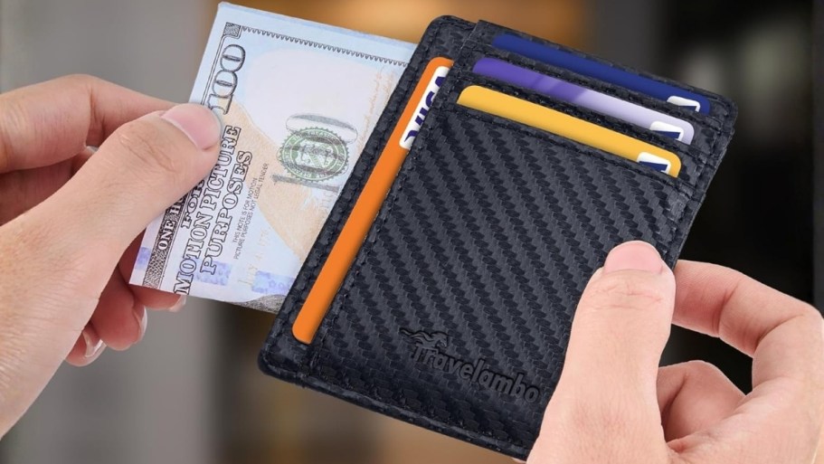 Slim RFID Wallet from $3.99 on Amazon