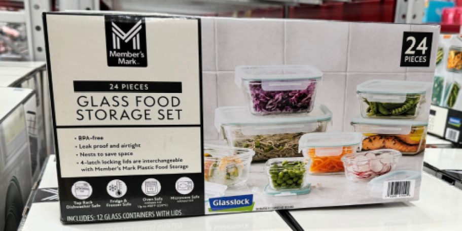 Sam’s Club Glass Food Storage 24-Piece Set Only $19.98