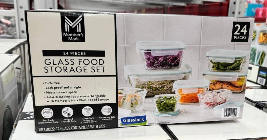 Sam’s Club Glass Food Storage 24-Piece Set Only $19.98