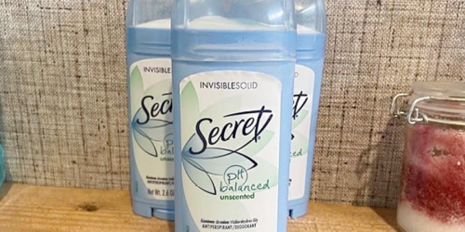 Three Secret Deodorants Only $7 on Amazon (Reg. $13)