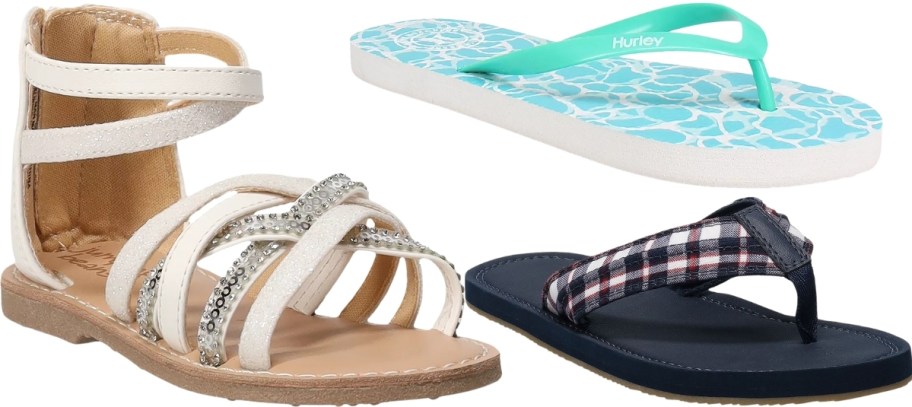 girls, womens, and mens shoes