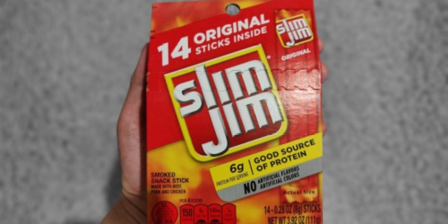Slim Jim Snack Size 28-Count Just $4.45 Shipped on Amazon